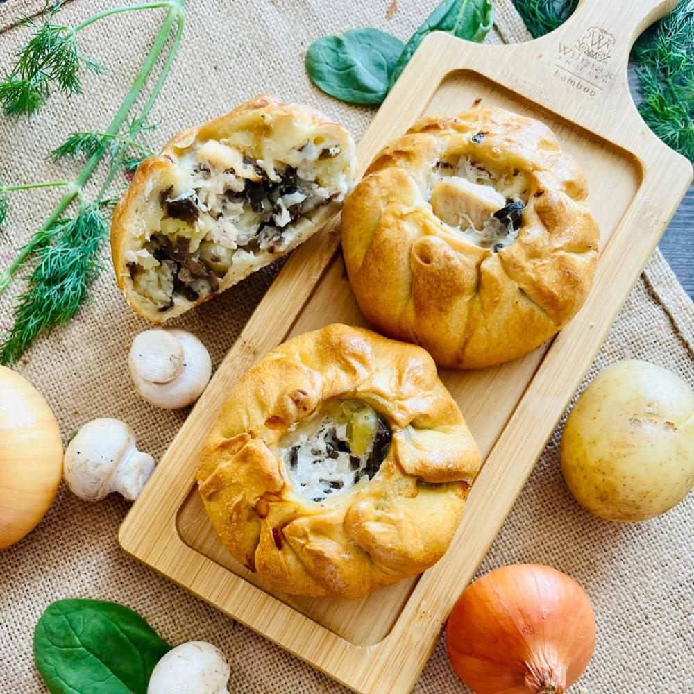 «балиш с курицей, картошкой и грибами» 9 шт. «балиш с курицей, картошкой и грибами» 9 шт.