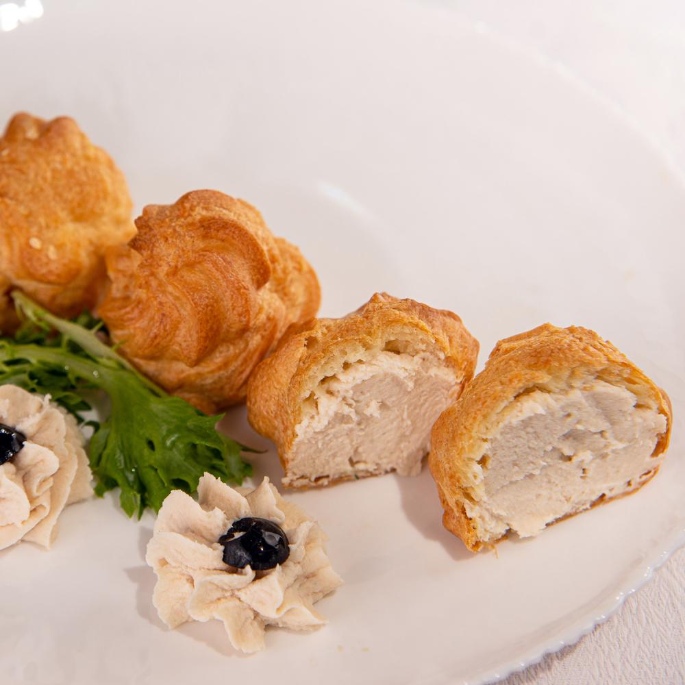 профитроли с паштетом из курицы профитроли с паштетом из курицы